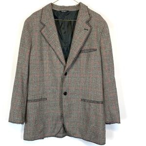 Dolce & Gabbana Gray Plaid Jacket